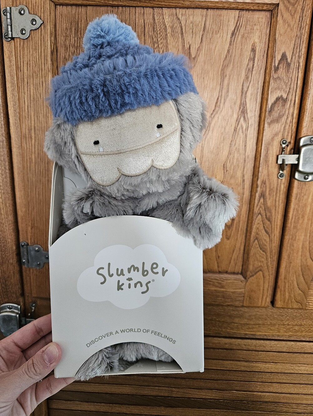 NIB Slumberkins Bigfoot Lovey Stuffed Animal